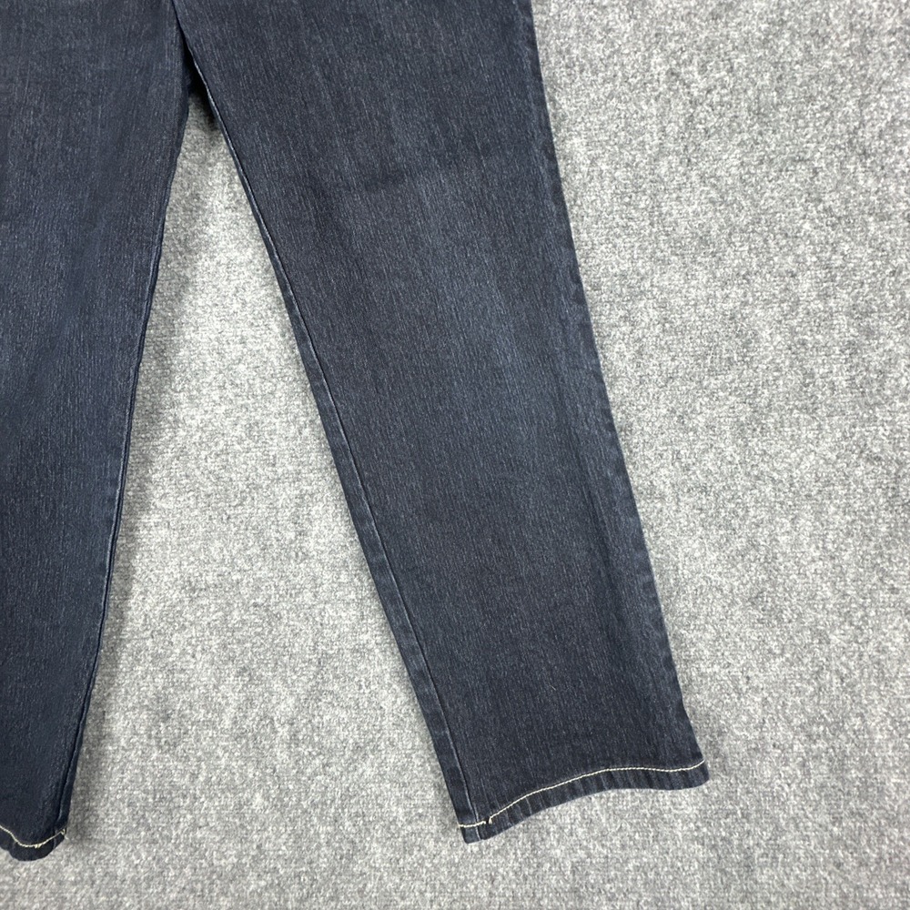 Gloria Vanderbilt Amanda Straight Leg Womens Size 16W Dark Wash Blue Denim Jeans - Picture 5 of 16